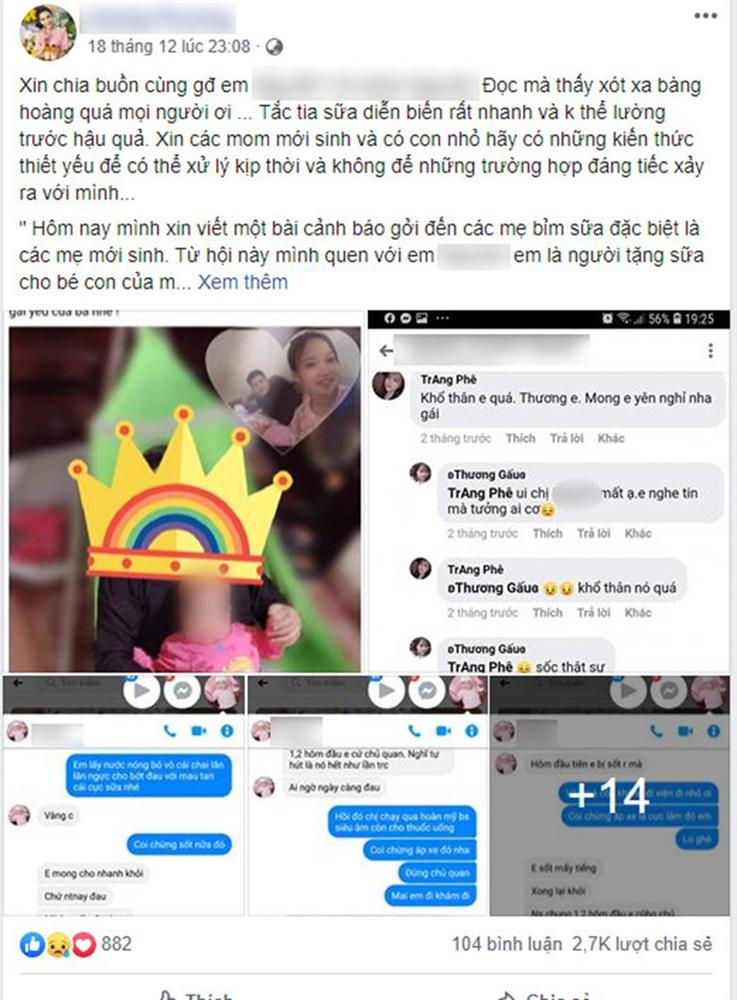 Mẹ trẻ tử vong vì tắc tia sữa khi con mới 2 tháng tuổi, các mẹ không thể chủ quan với hiện tượng phổ biến này-1