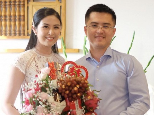 Hoa hậu Ngọc Hân mặc váy xuyên thấu gợi cảm sau khi rò rỉ ảnh dạm ngõ-13