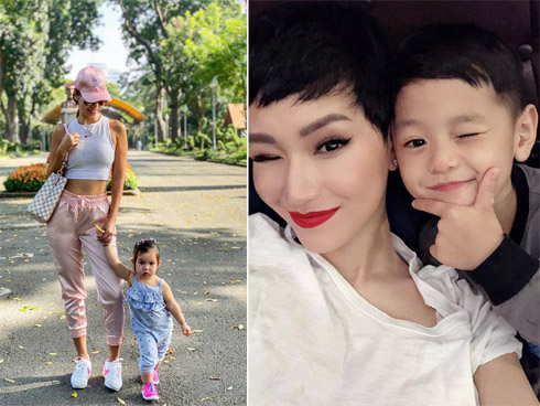 Đăng ảnh khoe body 6 múi, Đan Trường lại mất spotlight chỉ vì màn tạo dáng quá dễ thương của bé Thiên Từ bên cạnh-5