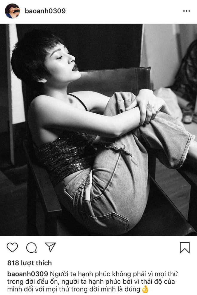 Hồ Quang Hiếu nói phải thật hạnh phúc giữa scandal, Bảo Anh đáp: Người ta hạnh phúc bởi vì thái độ với mọi thứ là đúng?-1