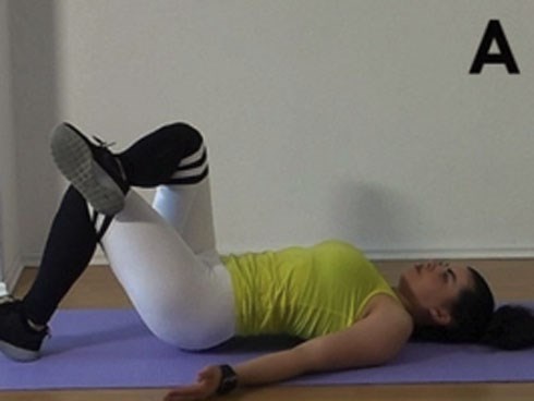 Huấn luyện viên hướng dẫn bài tập chỉ 1 động tác mà giúp bụng phẳng, eo thon