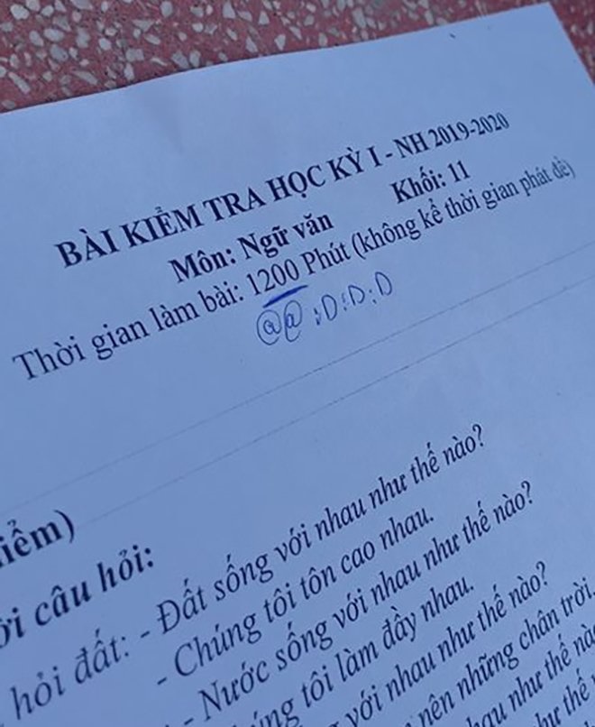 Loạt đề thi chứng tỏ thầy cô nghịch hơn cả học trò, có những đề còn gây lú-6