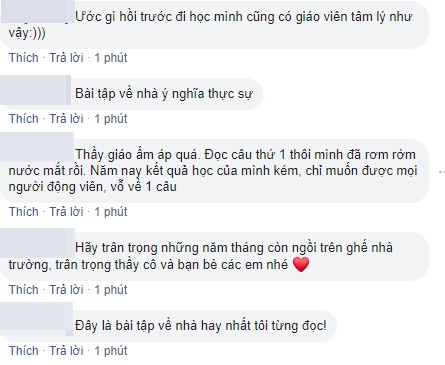Bài tập về nhà khiến học sinh ứa nước mắt của thầy giáo: Có những bài tập phải mất tuổi trẻ, thậm chí cả cuộc đời mới làm xong”-2