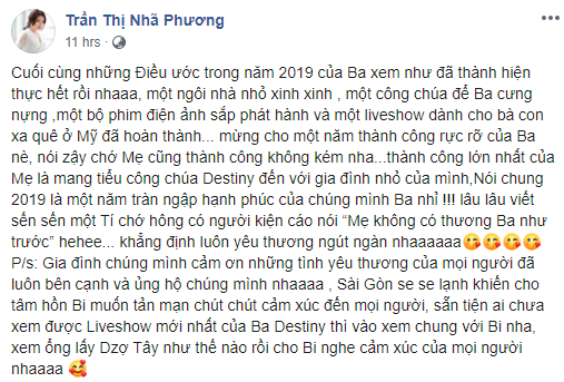 Nhã Phương lần đầu bật mí tên cúng cơm ở nhà của công chúa nhỏ-1