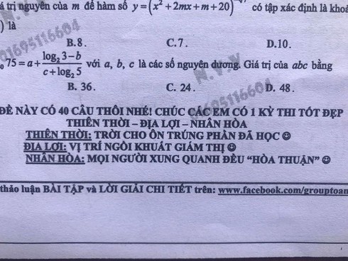 Thầy giáo cho những 40 bài tập nhưng học sinh vẫn hí hửng vì lời chúc đính kèm cực tâm lý: Trời cho ôn trúng phần đã học”-1