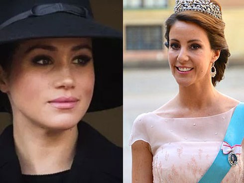 Meghan Markle ngượng chín mặt khi bị Công nương Đan Mạch đá xoáy công khai về màn rơm rớm nước mắt kể khổ trên truyền hình