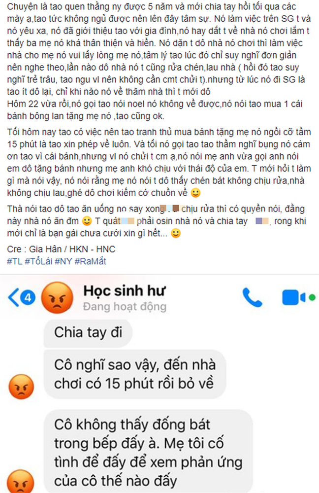 Cuộc chia tay oái oăm nhất mùa Noel: Phải mang bánh tặng mẹ bạn trai còn bị xét nét vô lý, cô gái nhún nhường bao lâu quyết bật bài bản-1