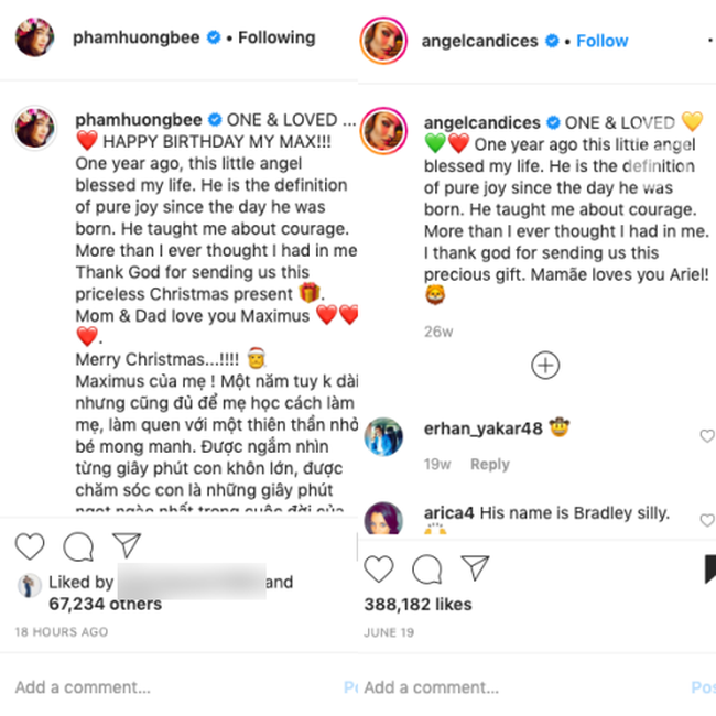 Phạm Hương bị bóc mẽ chuyện công khai có con trai nhưng chú thích lại đi copy không sót chữ nào của siêu mẫu nội y Victorias Secret-1