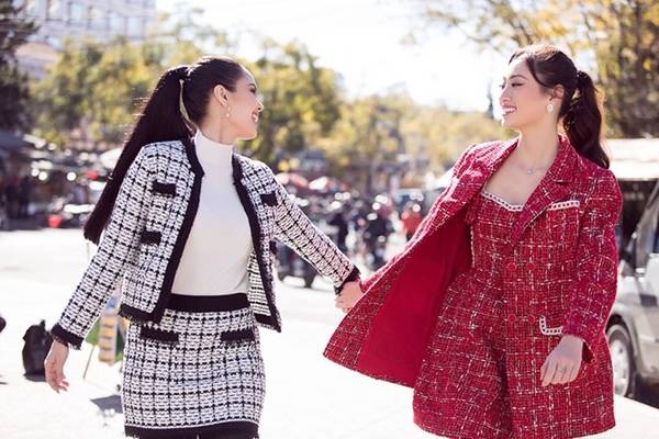 Lương Thuỳ Linh đọ nhan sắc một chín, một mười với Megan Young ở Đà Lạt-3