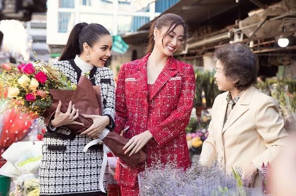 Lương Thuỳ Linh đọ nhan sắc một chín, một mười với Megan Young ở Đà Lạt-5