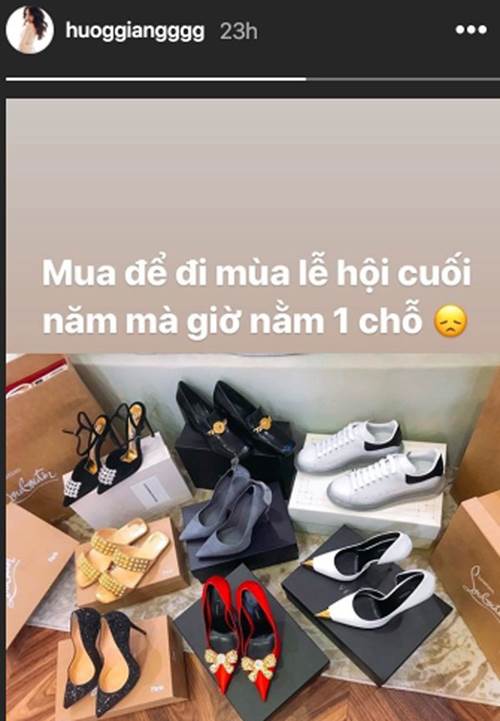Hoa hậu Hương Giang sắm 8 đôi giày hiệu, chuẩn bị cho cuối năm nhưng vẫn chưa được diện-1
