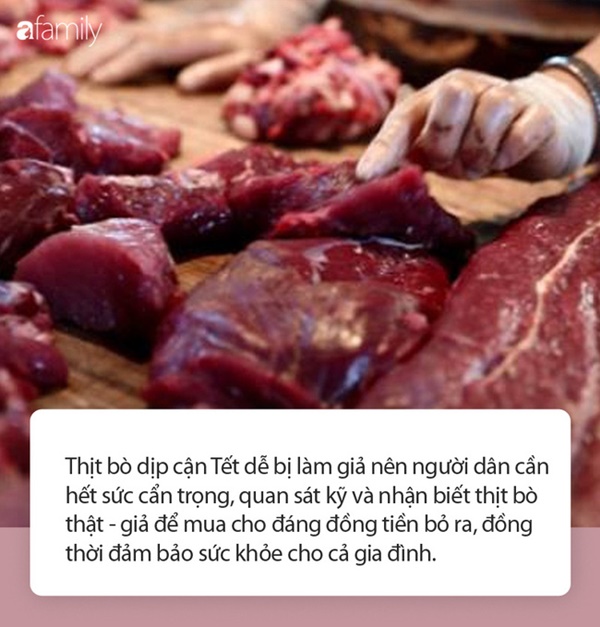 Cận Tết, cẩn trọng mua phải thịt bò giả, làm thế nào để mua miếng thịt bò ngon cho cả nhà thưởng thức?-1