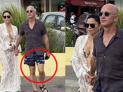 Khoảnh khắc người tình tỷ phú Amazon diễn quá đà trước ống kính với đôi môi biến dạng gây xôn xao cộng đồng mạng-3