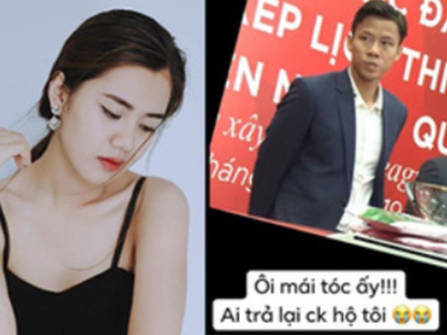 Quế Ngọc Hải dẫn con gái đi chợ Tết chọn hoa đào-1