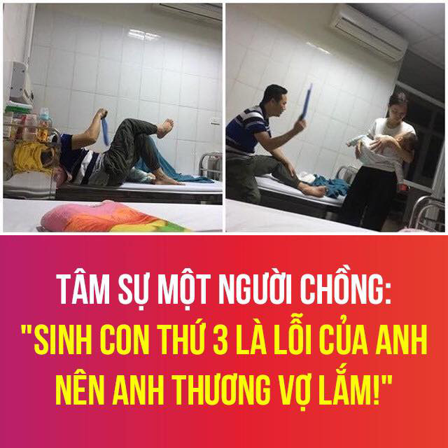Sinh bé thứ 3 là lỗi của anh và hành động chuộc lỗi ân cần của người đàn ông khiến tất cả ngưỡng mộ-1