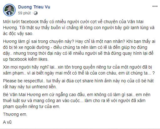 Hàng loạt sao Việt đã có động thái này trước việc ca sĩ Văn Mai Hương bị tung clip riêng tư-5