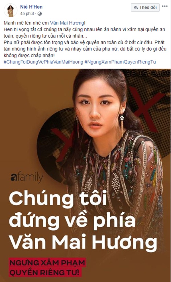 Dàn Hoa hậu hot nhất showbiz Việt đã chính thức bước vào cuộc đấu tranh vì quyền riêng tư, công khai ủng hộ Văn Mai Hương quyết liệt-2