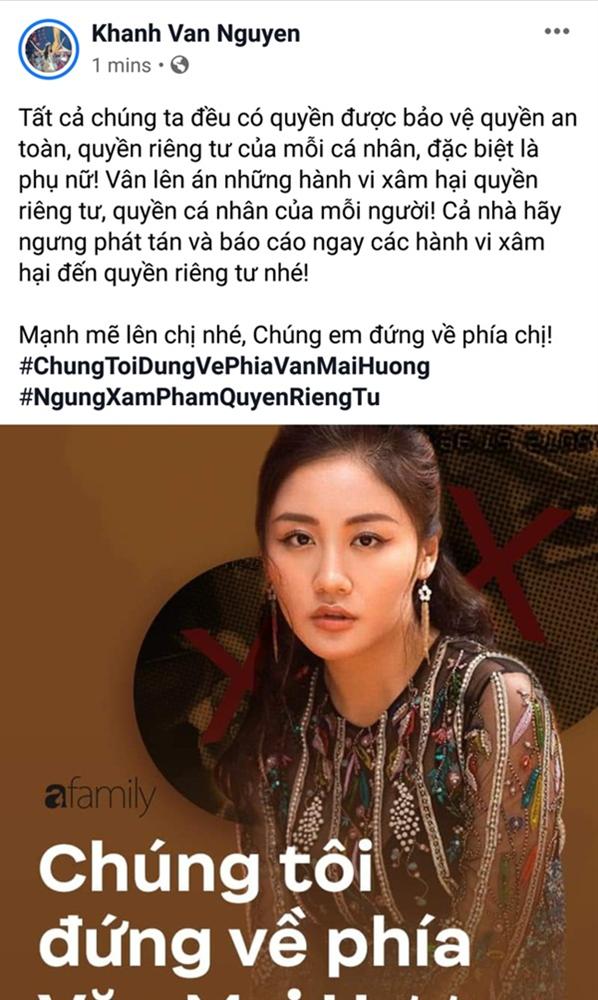 Dàn Hoa hậu hot nhất showbiz Việt đã chính thức bước vào cuộc đấu tranh vì quyền riêng tư, công khai ủng hộ Văn Mai Hương quyết liệt-3