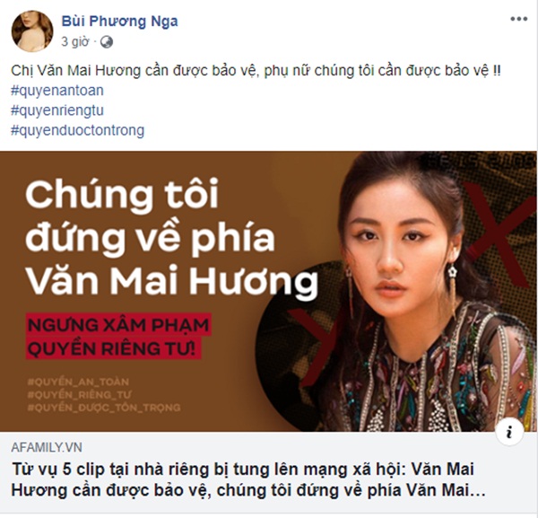Dàn Hoa hậu hot nhất showbiz Việt đã chính thức bước vào cuộc đấu tranh vì quyền riêng tư, công khai ủng hộ Văn Mai Hương quyết liệt-4
