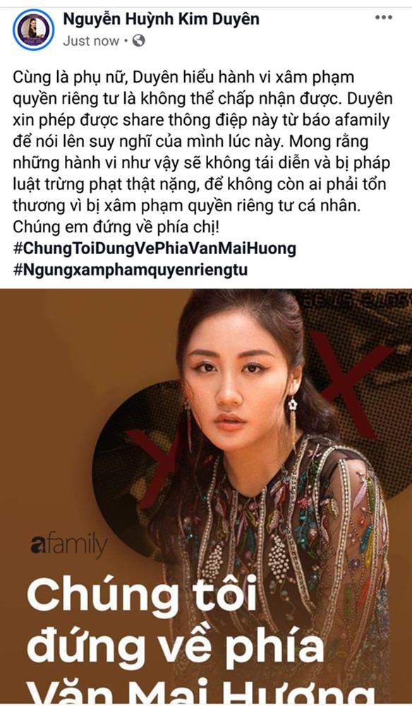 Dàn Hoa hậu hot nhất showbiz Việt đã chính thức bước vào cuộc đấu tranh vì quyền riêng tư, công khai ủng hộ Văn Mai Hương quyết liệt-6
