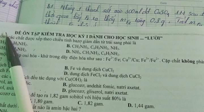 Thầy chủ nhiệm cho đề cương ôn tập không quên mắng cả lớp 1 câu, chẳng học sinh nào sợ còn phản ứng hài hước-1