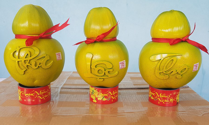 Hô biến trái dừa thành hình hồ lô, giá 1,2 triệu/cặp tranh nhau mua-2