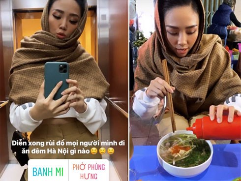 Phở Hà Nội quá xuất sắc, Tóc Tiên chấp nhận chờ hơn 30 phút, lại còn ăn tới 2 tô 2 trứng