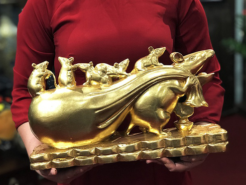 Cẩn trọng khi mua đồ mạ vàng trưng ngày Tết-3