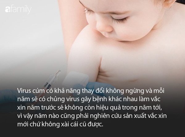 Bác sĩ Nhi giải thích vì sao đã chích ngừa cúm vẫn có khả năng mắc cúm nhưng vẫn nên tiêm chủng hàng năm-2