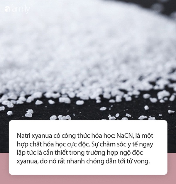 Hợp chất Natri xyanua trong vụ em họ đầu độc chị vì yêu anh rể ở Thái Bình là chất cực độc đáng sợ thế nào?-2