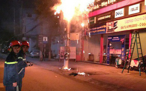 Chơi ma túy xong, thanh niên đốt trạm biến áp để sưởi ấm”-1