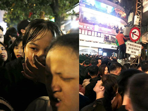 Tài xế ôtô nhặt hôi chùm vải rơi ra đường ở Hà Nội rồi bỏ đi-1