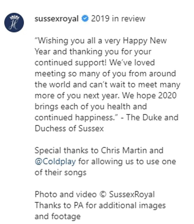 Vợ chồng Meghan Markle công bố bức ảnh chưa từng thấy của con trai đầu lòng nhân dịp năm mới 2020 khiến người hâm mộ bấn loạn-2