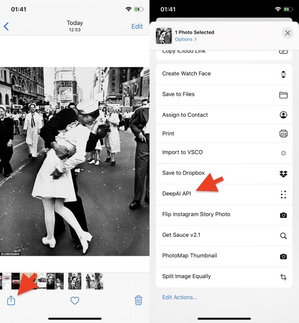 Cách phục chế ảnh trắng đen thành ảnh màu bằng smartphone và máy tính-6