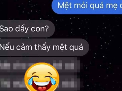Ôn thi căng thẳng, nam sinh nhắn tin làm nũng với mẹ thì nhận được câu trả lời vừa phũ vừa lầy