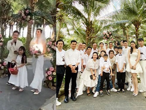 Con gái Xuân Lan xuất hiện như thiên thần trong đám cưới mẹ, lại còn có thêm nhân vật đặc biệt nhà Tim - Trương Quỳnh Anh tham dự