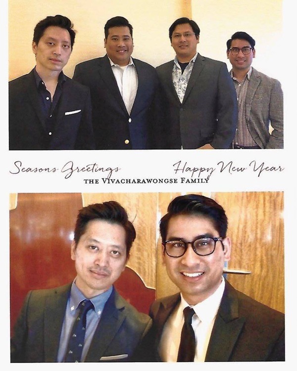 Vợ chồng Quốc vương Thái Lan phát hành thiệp mừng năm mới, đáng chú ý là 4 người con trai không được thừa nhận có hành động bất ngờ-2