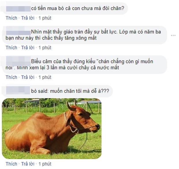 Cả lớp cười no bụng với câu trả lời lầy lội của cậu bạn khi được thầy giáo hỏi: Học kém thế này thì lớn định làm gì?-2