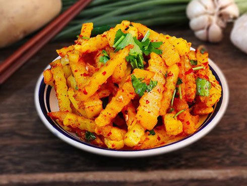 Mẹo làm khoai tây chiên lát mỏng giòn tan như bim bim-1