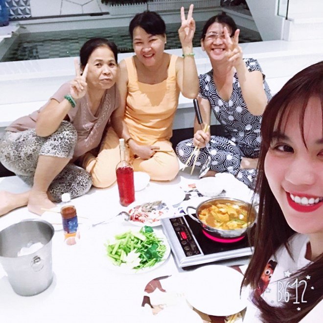 Đối xử tốt với người giúp việc, Ngọc Trinh được bồi dưỡng toàn món ngon, bổ-1