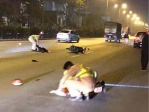 Nam thanh niên phóng nhanh tông gục CSGT