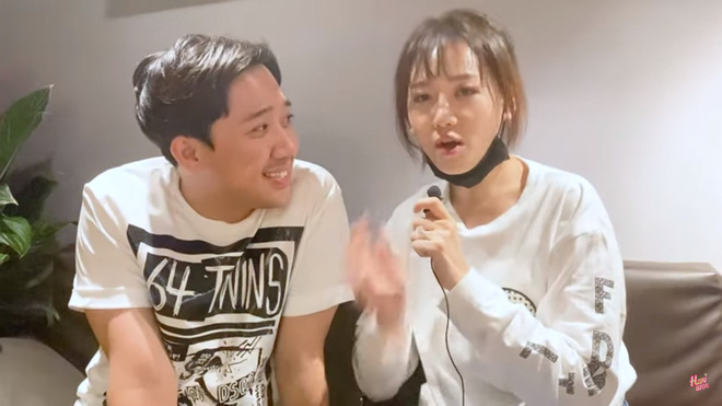 Trấn Thành khiến Hari Won nổi giận, đập khẩu trang vì nói: Cái này của chồng công chồng, vợ chẳng có gì hết-1