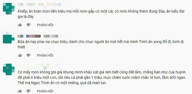 Ngọc Trinh gây sửng sốt khi một mình ăn bữa ăn gần 20 triệu, mỗi món chỉ gắp vài miếng-5