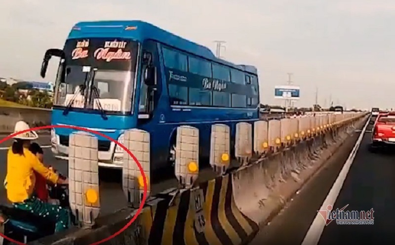 Thông tin bất ngờ vụ mẹ chở con ngược chiều trên cao tốc Trung Lương-1