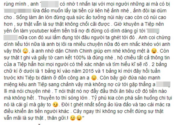 Vũ Khắc Tiệp vừa chối chuyện bị giang hồ đánh bầm dập thì tiếp tục loạt bằng chứng đanh thép lại được tung ra-4