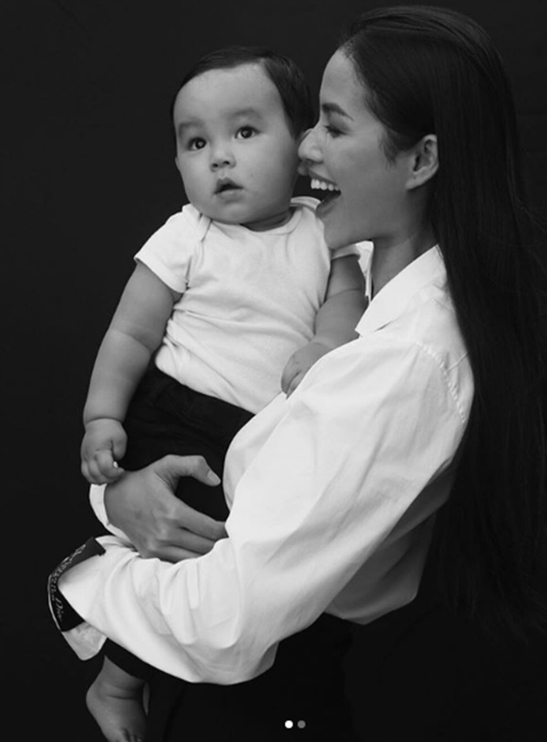 Tiết lộ thêm sở thích của con trai, Phạm Hương đang muốn con trở nên đa tài?-1