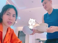 Thuỷ Tiên giãi bày lý do bị Công Vinh 'bạo hành': chỉ vì chưng yến cho chồng ăn có lẫn sợi chỉ bên trong?