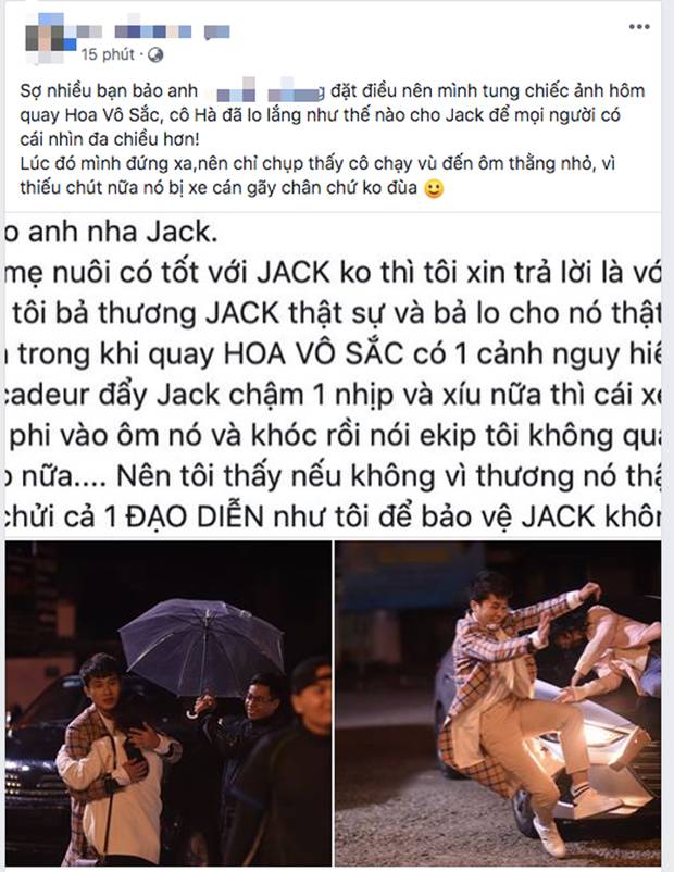 Lộ hình ảnh Jack ôm chặt mẹ nuôi sau khi suýt bị tai nạn trên phim trường, chứng minh lời nói của đạo diễn là có thật?-2