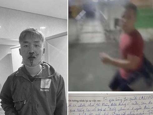 Công an lấy lời khai, truy tìm người đàn ông lạ mặt lao ra đánh chảy máu mặt nam shipper ở KĐT cao cấp-3