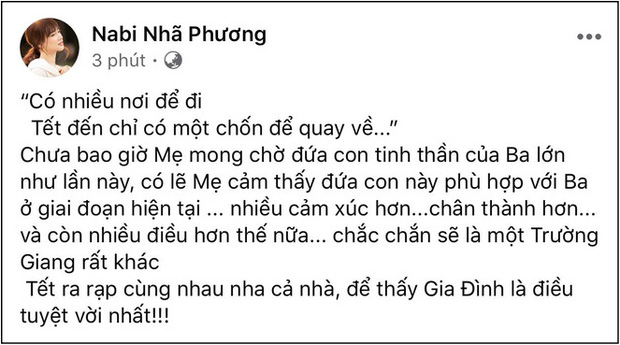 Nịnh chồng như Nhã Phương: Quay clip khoe nhan sắc sương sương” cũng phải nhắc khéo tên ông xã Trường Giang-2